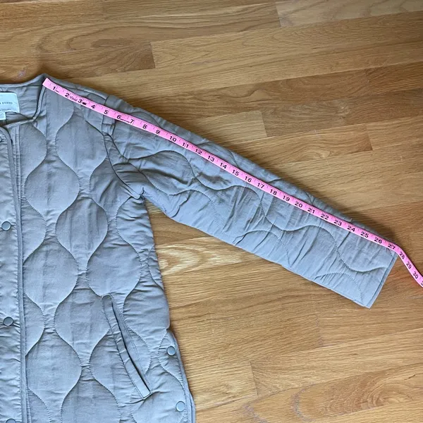 Lucky Brand quilted beige jacket size S - Image 9
