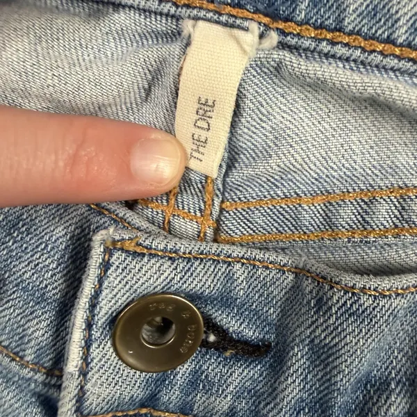 Rag & Bone Dre Boyfriend Jeans Womens 28 Blue Light Wash Mid Rise Distressed - Image 5