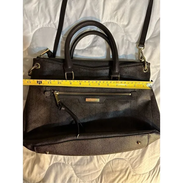 Calvin Klein Cross Body Purse Brown - Image 7