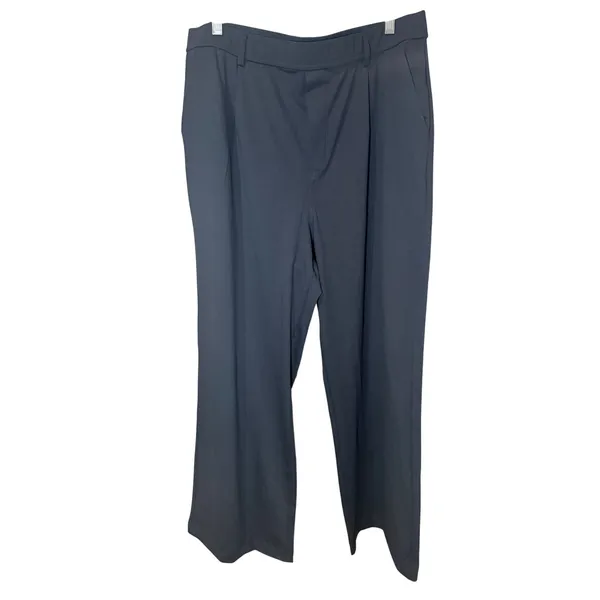 Halara NWT Flex DayStretch High‎ Waisted Pocket Straight Leg Work Pants Black XL - Image 2