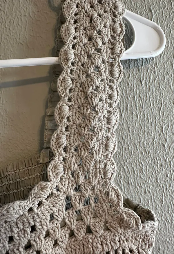 Crochet Top Green - Image 3