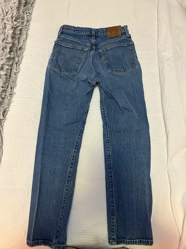 Levi’s Dark Wash 501 Jeans - Image 2