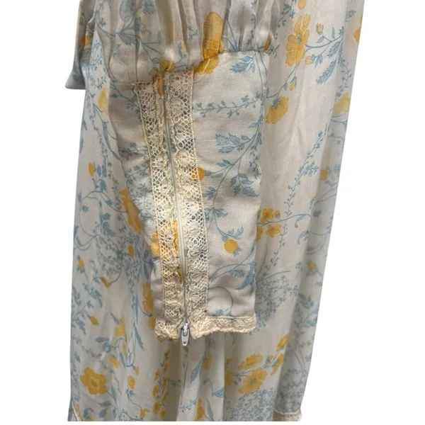 Vintage Gunne Sax 1970s Floral Prairie Maxi Dress Size Small - Image 10