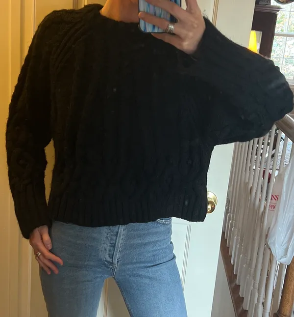 ZARA Black Sweater - Image 2