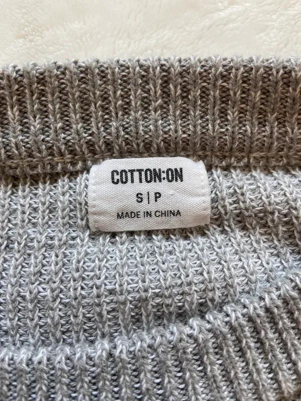 Cotton On grey knitted sweater - Image 2