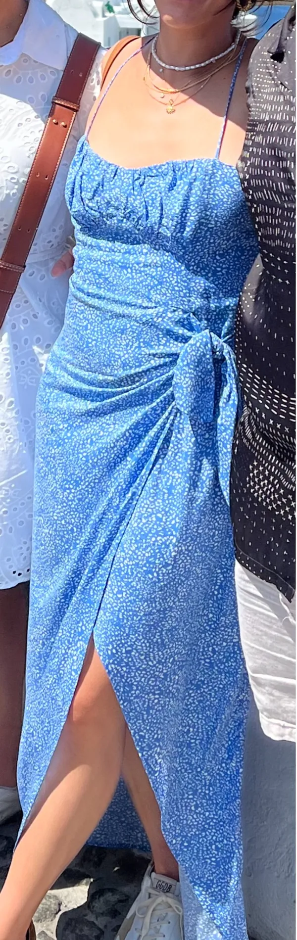 Zara Blue and White Dress - Image 3
