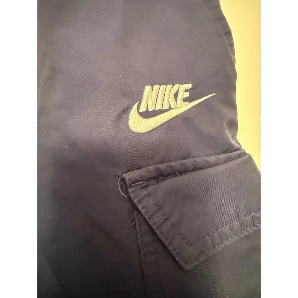 Nike Womens Sportswear Cargo Pants Navy Blue Tapered Elastic‎ Waist Small - Image 3