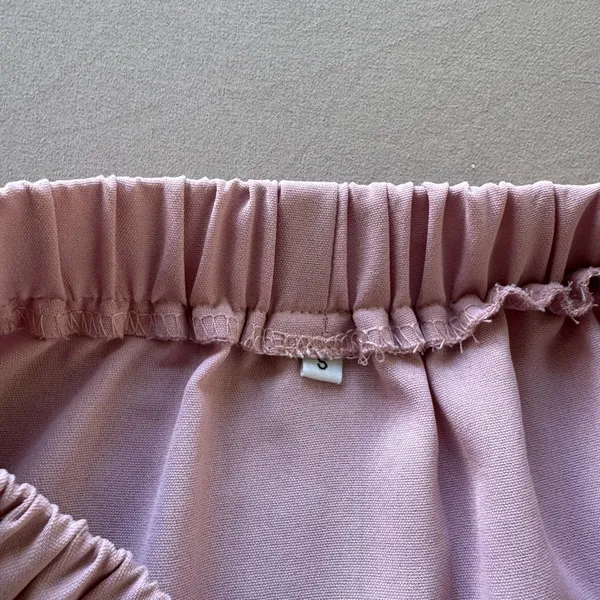 Chiffon Tiered Midi Skirt Purple - Image 3