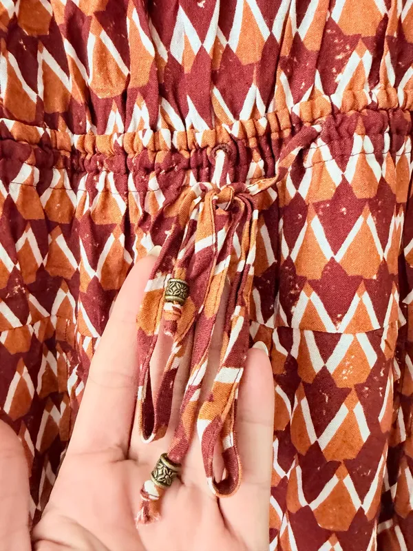 Anthropologie Graham Keegan Sleeveless Pintuck Jumpsuit, Size L - Image 9