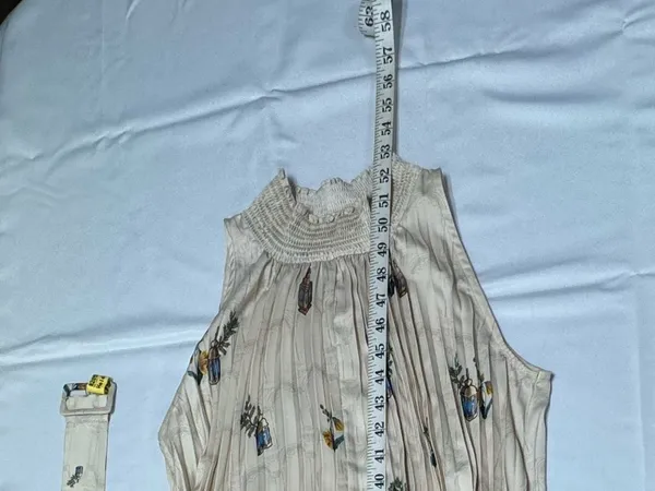 Ranna Gill for Antropologie Aria Pleated Maxi‎ Dress - Size S. - Image 13