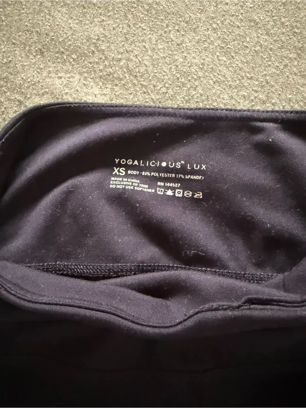 Yogalicious Black High-Rise Performance Leggings - Image 3