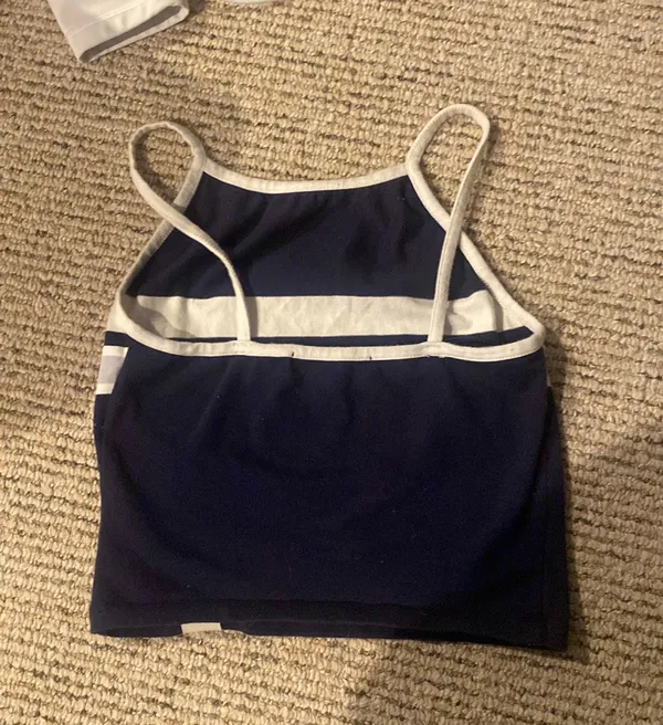 Pull & Bear navy top - Image 2