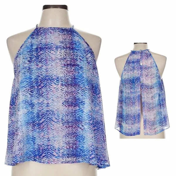 Show Me Your Mumu halter crop top Selena women medium retro eclectic festival - Image 2