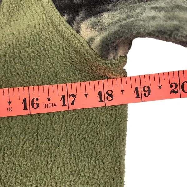 CABELA'S Colorblock Fleece Jacket Women M Green Full Zip Outdoor Camping Travel - Image 12
