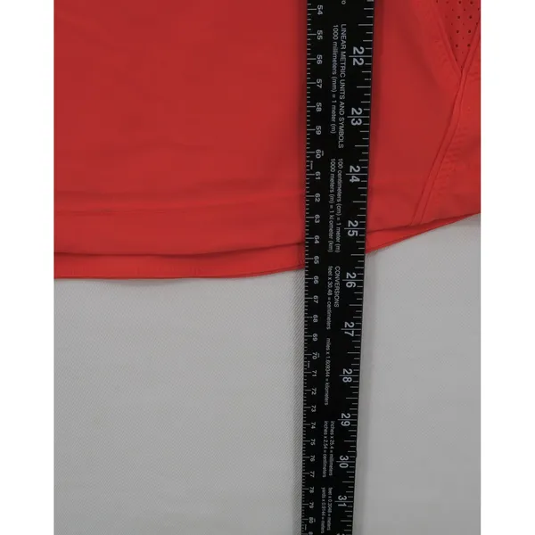 Athleta Womens Small Coral Orange Quarter Zip Sleeveless Cycling Training Top - Image 9