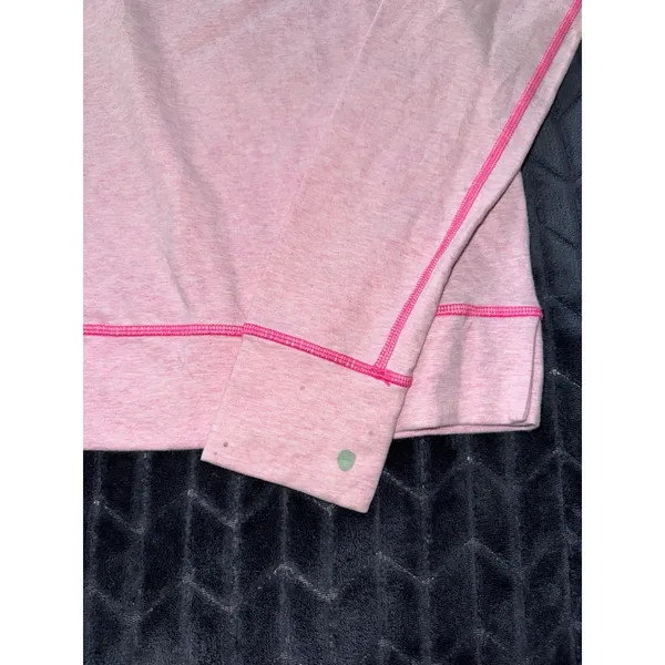 Lululemon Women's Voyage Pullover‎ Heathered Pink Size 4 - Image 3