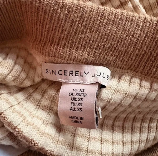Sincerely Jules 2 piece knit halter top and skirt - Image 4