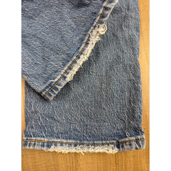 Levis Premium Wedgie Straight Jeans Womens 26 Blue High Rise Button Fly Denim - Image 10