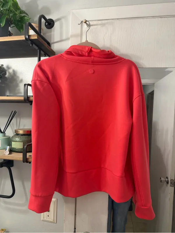 Talbots Women’s Coral Funnel Neck Sweatshirt - Image 5