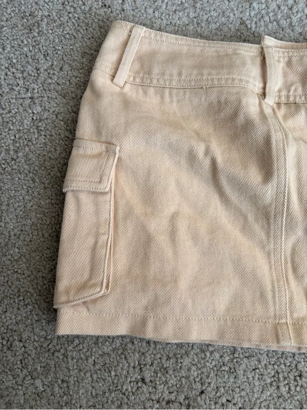 Edikted Katya low-rise cargo cotton festival trendy concert skirt size small 28 - Image 9