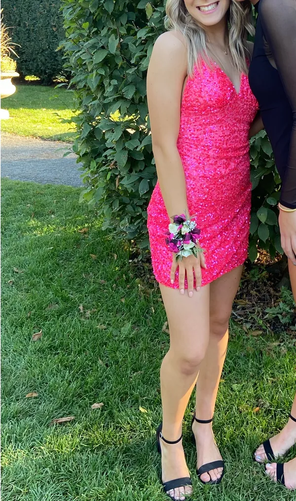 Pink sequin dress Size 0 - Image 4