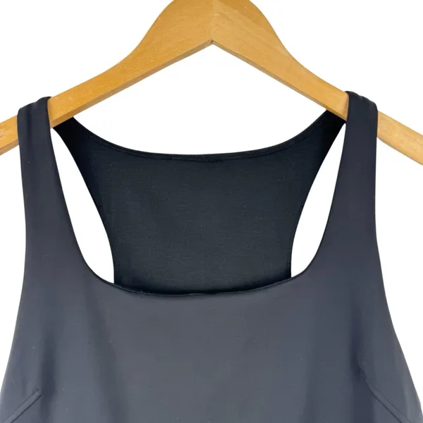 Lululemon InStill Tank Top Black Racerback Shelf Bra Square Neck Nulu Size 12 - Image 4