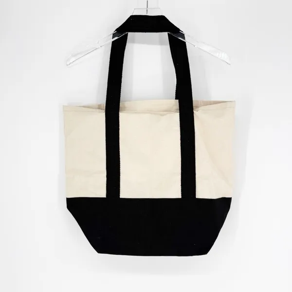 Peloton Together We Go Far Tote Bag Black‎ Canvas Gym Travel - Image 3