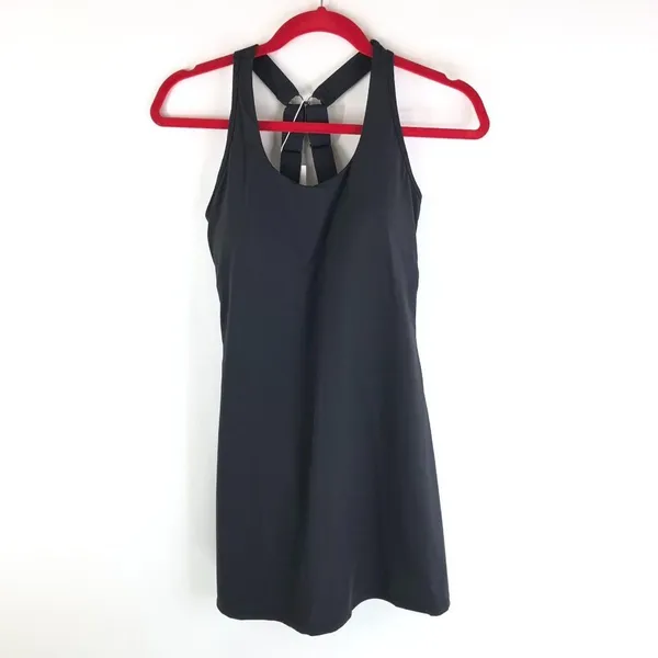 Halara Cloudful Air Adjustable Strap Pocket 2-in-1 Tennis Dress Black S - Image 5