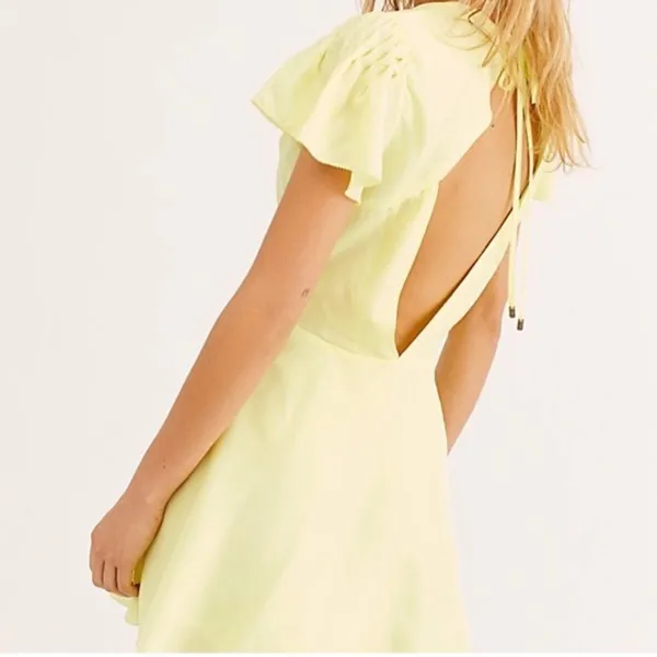 Free People Follow Along Silk Mini Dress 48 - Image 2
