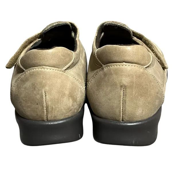 SAS Roamer‎ Shoes Womens 10 Beige Moccasin Leather Slip On Adjustable Comfort - Image 5