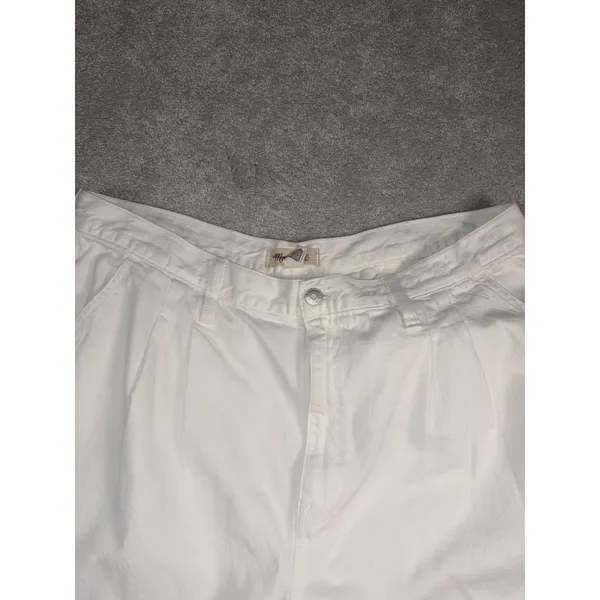 madewell baggy straight jeans white trousers 33 - Image 4