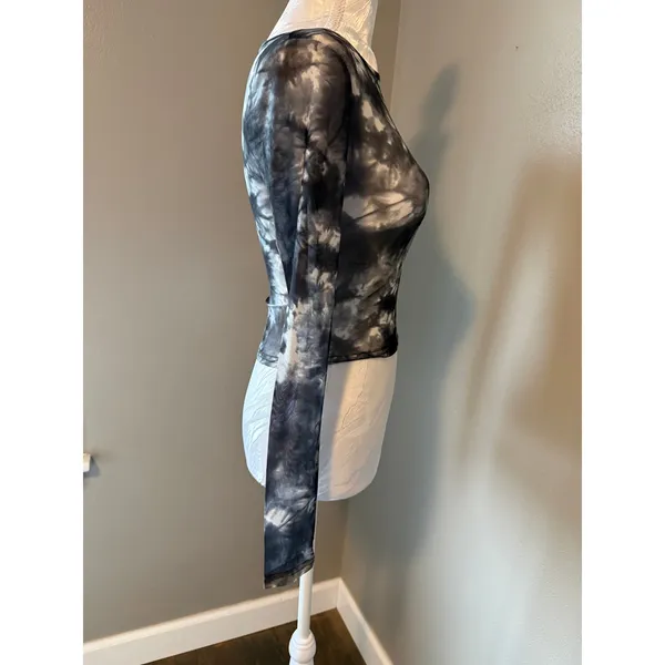 Tiger mist mesh tie dye long sleeve - Image 3