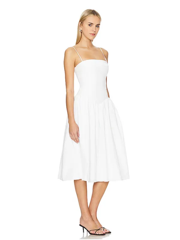 Amanda Uprichard X Revolve Delora Drop Waist Midi Dress- Still Selling - Image 2