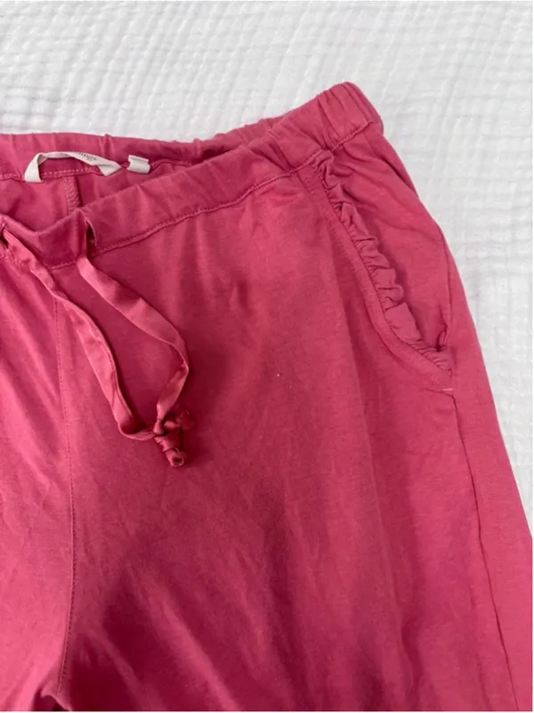 Women's Soft Surroundings Mauve Pajama Pants M Cotton Modal - Image 10