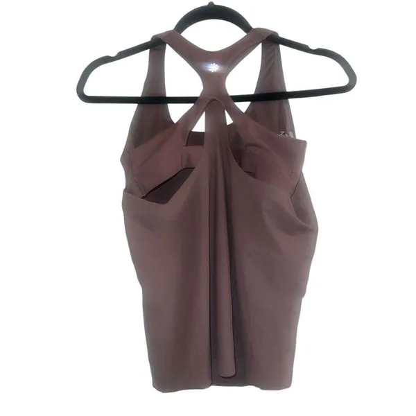✨Athleta Ultimate 2-in-1 Support Chocolate Sz Small Top✨ - Image 7