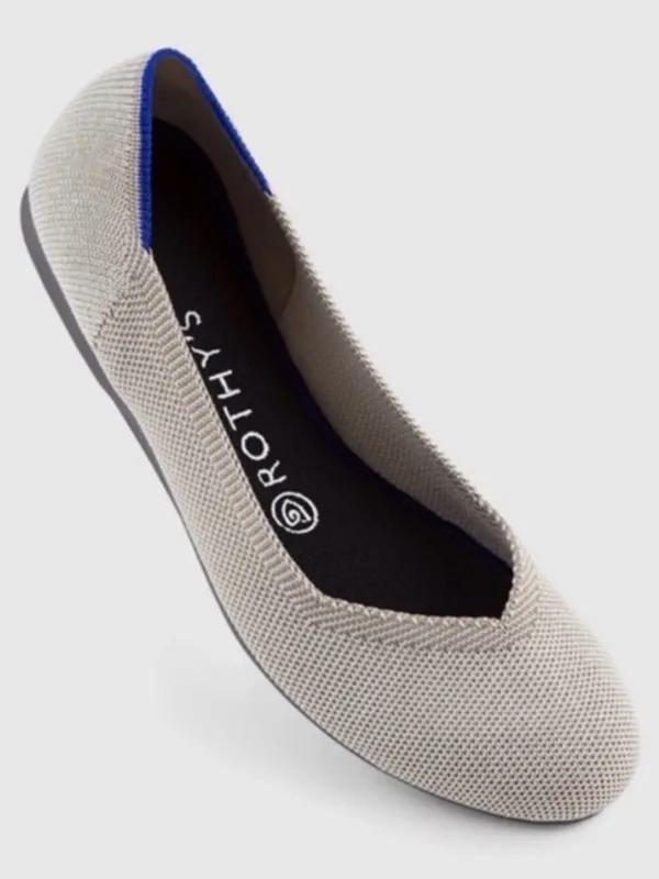 Rothy’s The Daily Flats in Retired Flax Birdseye - Image 2