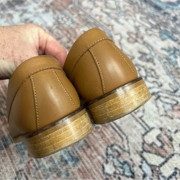 Everlane The Modern Loafer Camel Size 8.5 Distressed Made in Italy - Image 6