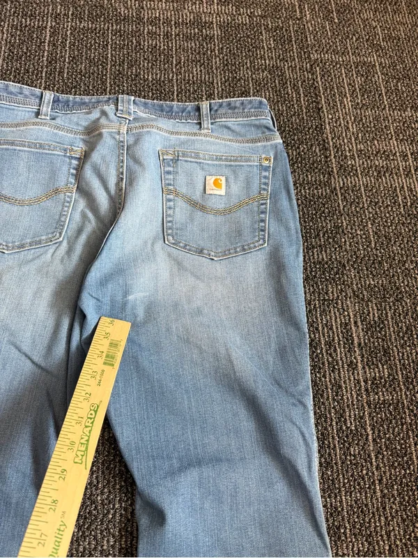 Carhartt Jeans Womens 10 Blue Stretch Denim Original Fit - Image 6
