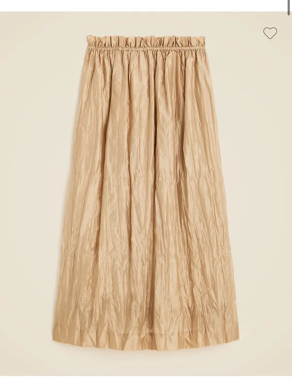 J Crew Crinkle Maxi skirt size small - Image 8