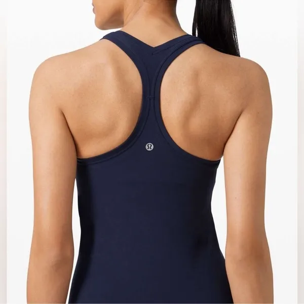 Lululemon Cool Racerback Tank Top Hero Blue Navy Size 6 - Image 2