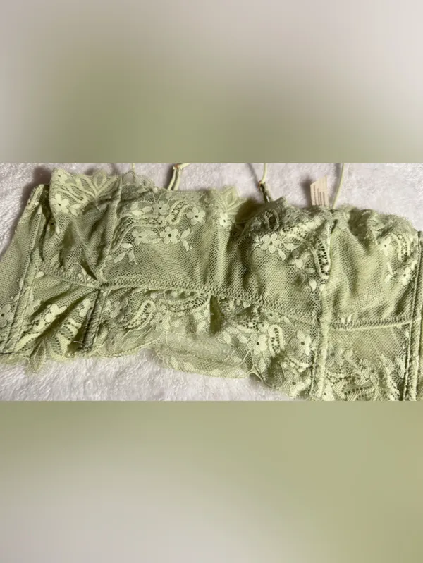 FREE PEOPLE Nolita Lace Longline Bralette NWOT - Image 8