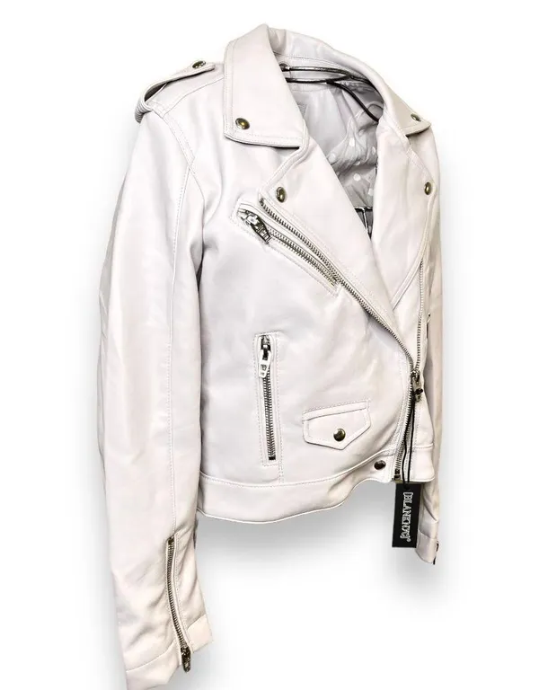 BLANKNYC | Pure Motivation Vegan Leather Moto Jacket w/ Quilting Stitch Small - Image 6