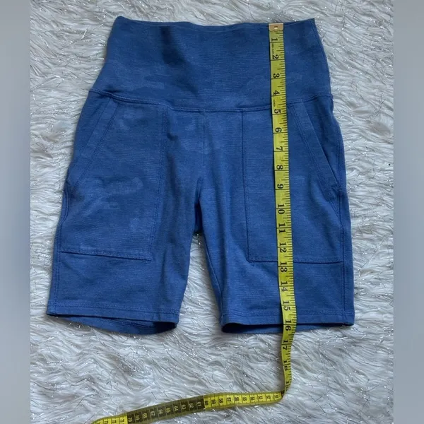 Aerie High-Waisted Women’s‎ Blue Camo Shorts Size S - Image 8
