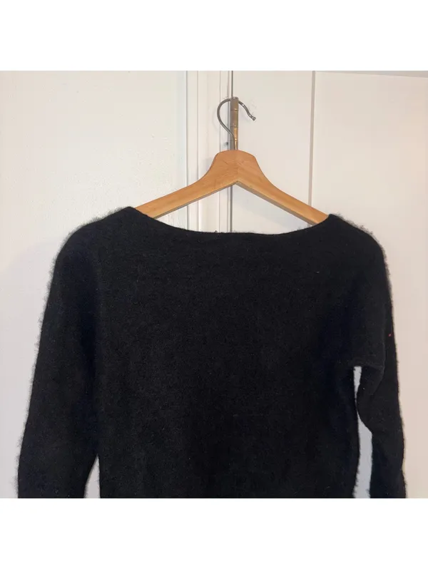 Cashmere Charter Club Luxury $199 100% Cashmere Woman’s S black cashmere sweater - Image 7