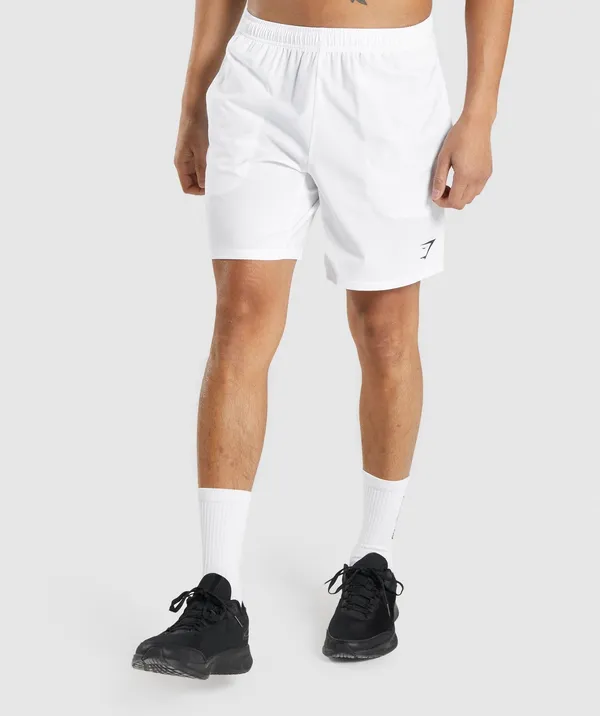 Gymshark Arrival 7” Shorts White Size L Athletic Training - Image 3