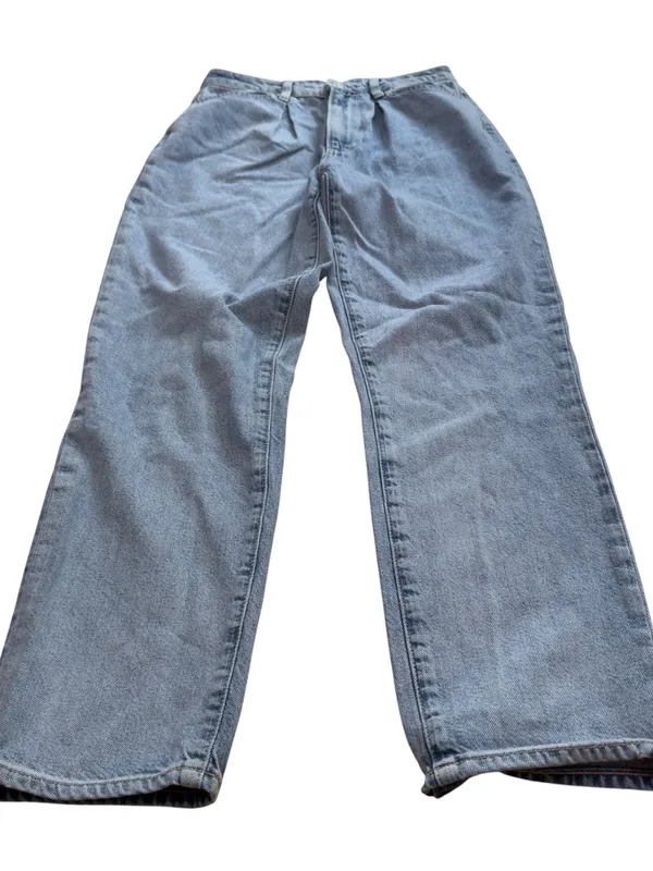 PAIGE Sarah Straight Ankle Jeans Women’s 25 Light Wash High Rise Cropped Denim - Image 5