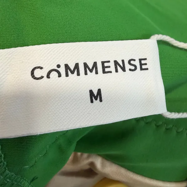 Commense Resort Vacation Ring Detail Cutout Halter One Piece Swimsuit Green M - Image 5