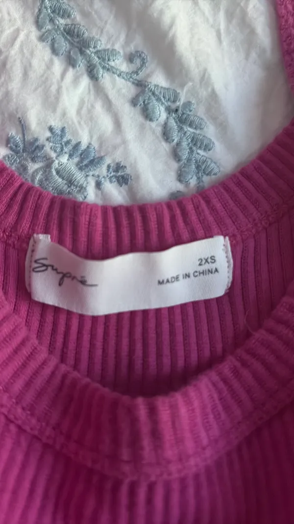 Supre Pink Tank Top Size XXS - Image 2