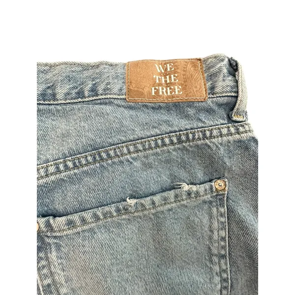 We The Free‎ People Women's Size 30 High Rise Denim Shorts Button Fly #GG4-5 - Image 4
