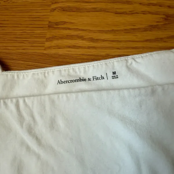 Abercrombie & Fitch White Bodysuit Size Medium - Image 6